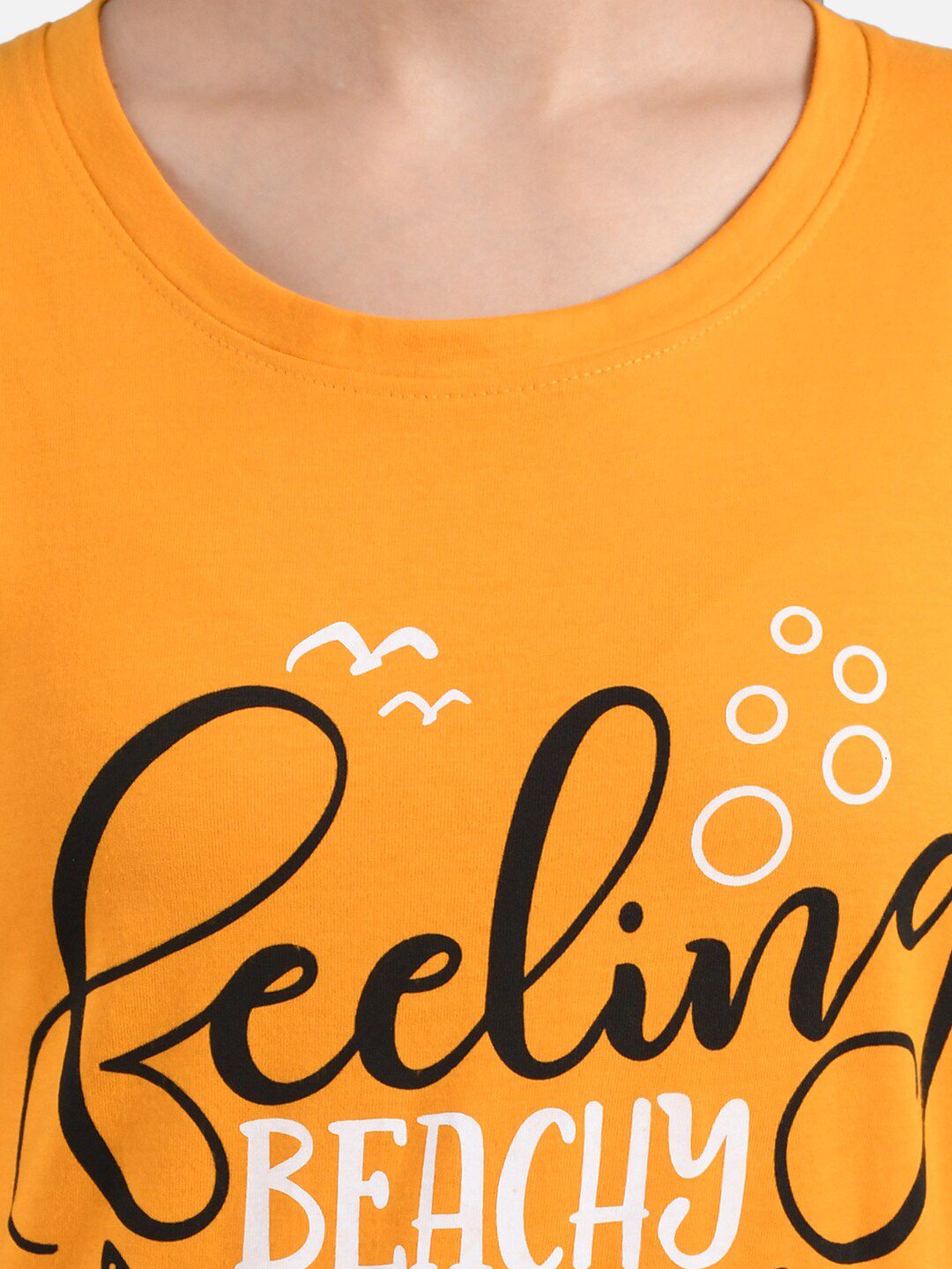 Kotty Women Pack Of 2 Printed Round Neck T-shirts