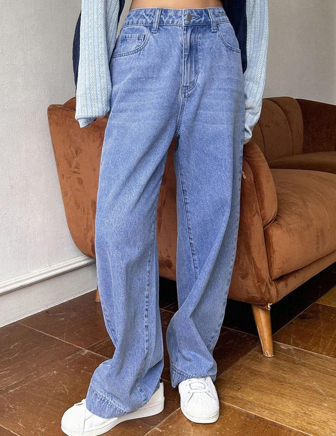 Kotty Women Wide Leg High-Rise Stretchable Jeans