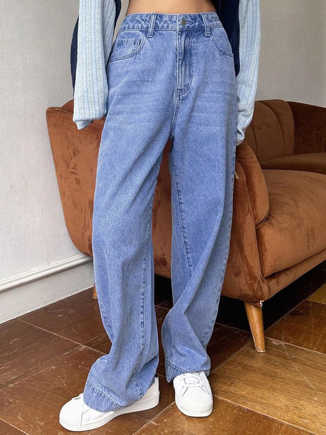 Kotty Women Wide Leg High-Rise Stretchable Jeans