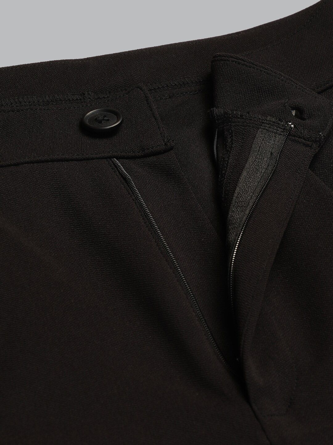 KOTTY BIZwear Women Relaxed Straight Fit High-Rise Easy Wash Parallel Trousers