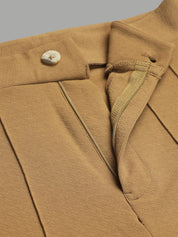 KOTTY BIZwear Women Relaxed Straight Fit High-Rise Easy Wash Parallel Trousers