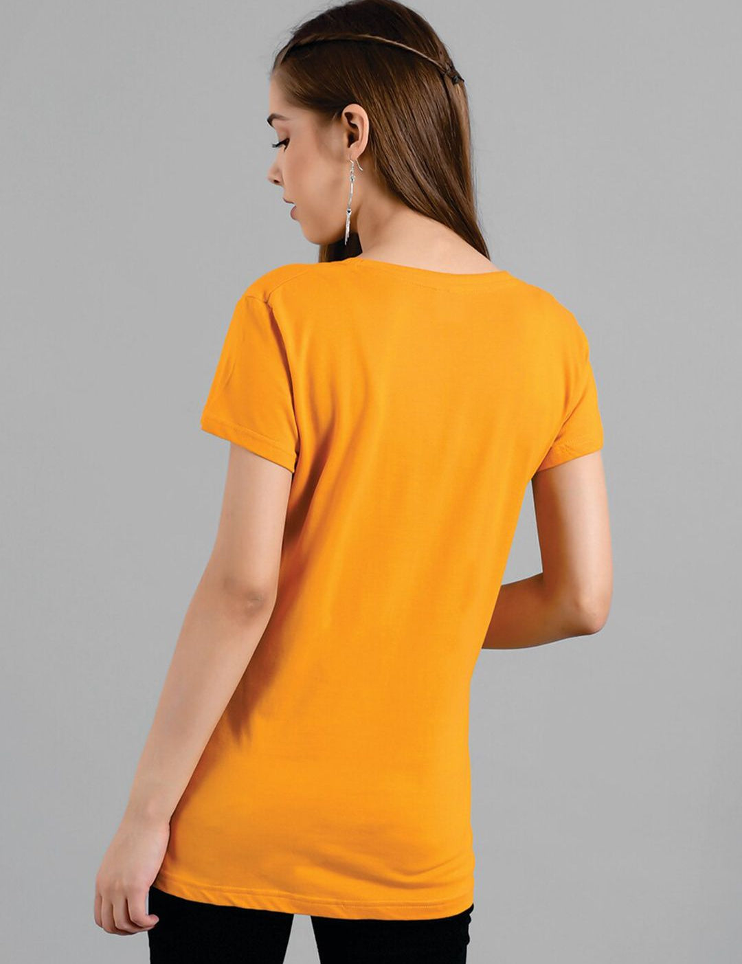 Kotty Typography Printed Round Neck T-shirt