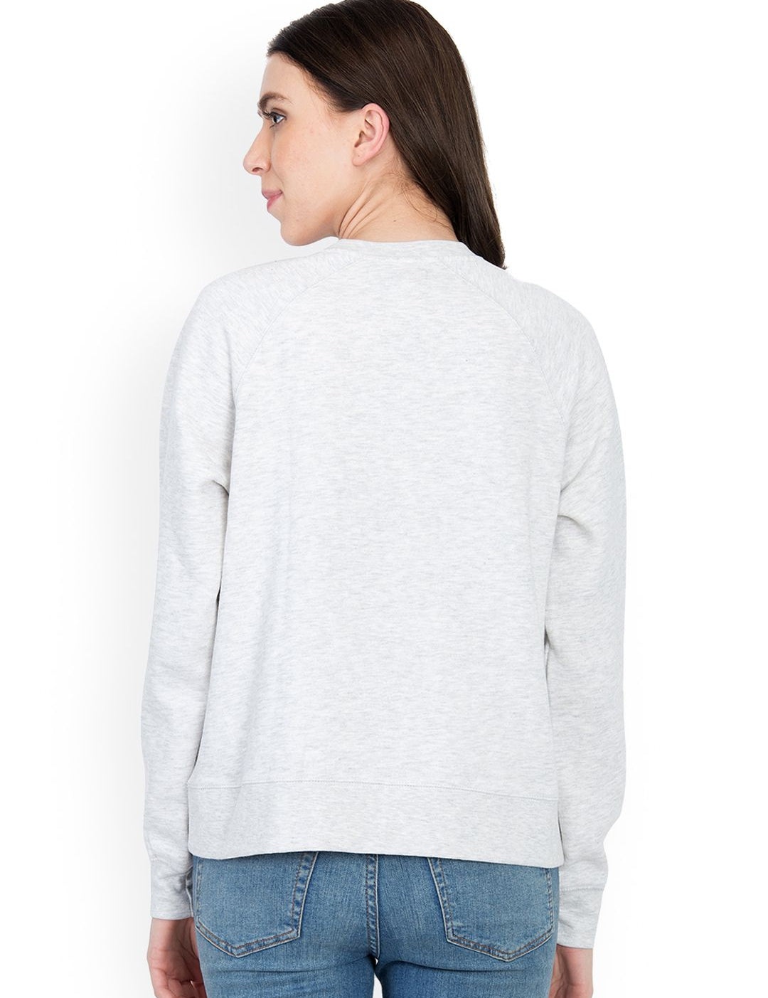Kotty Women Grey Printed Sweatshirt