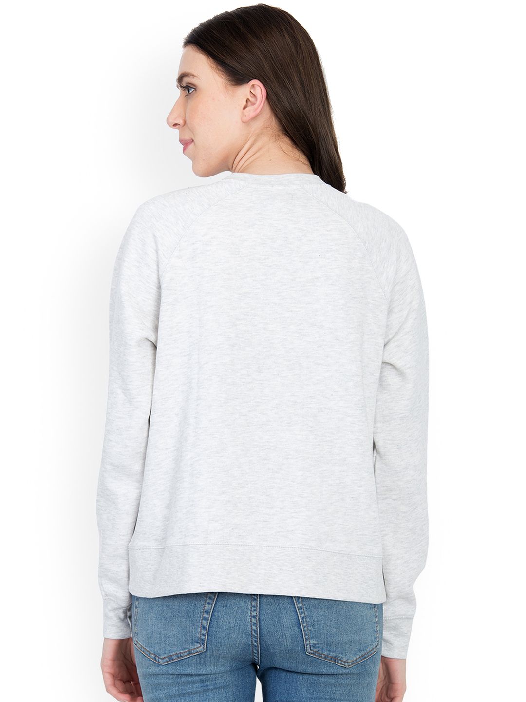 Kotty Women Grey Printed Sweatshirt
