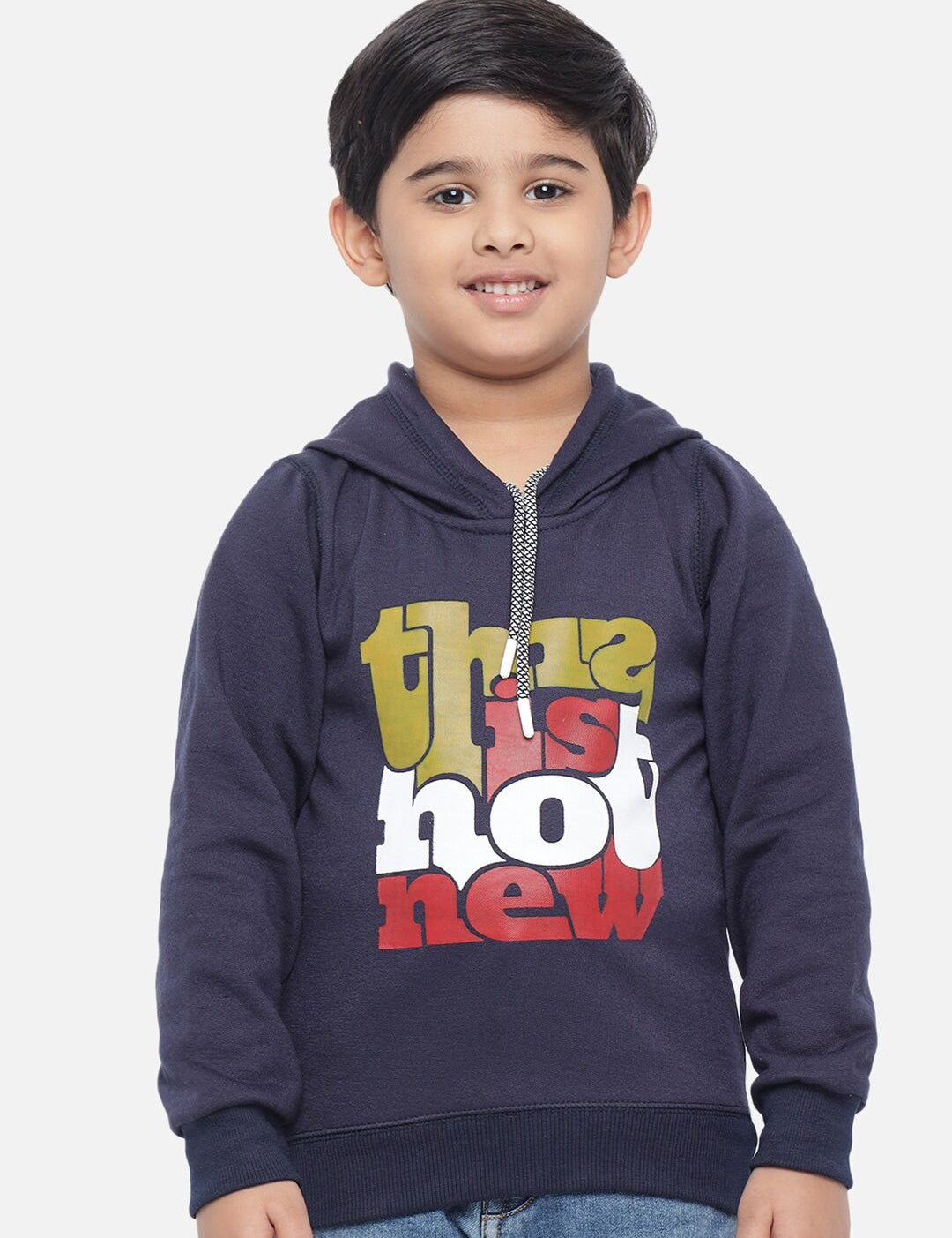 Kotty Boys Blue Printed Sweatshirt