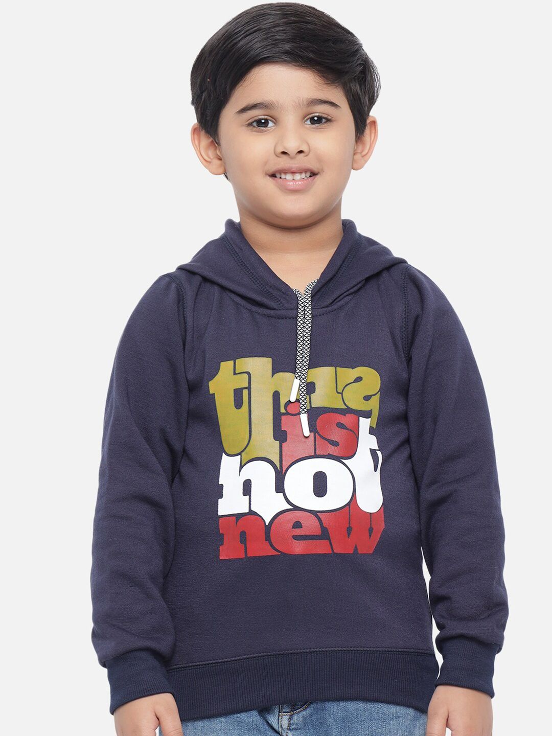 Kotty Boys Blue Printed Sweatshirt