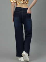 Kotty Women Straight Fit Low-Rise Light Fade Stretchable Jeans