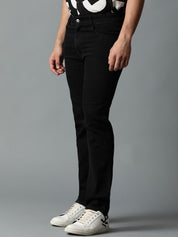 Kotty Men Jean Slim Fit Low-Rise Clean Look Stretchable Jeans