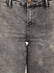 Kotty Women Grey Skinny Fit High-Rise Clean Look Stretchable Jeans