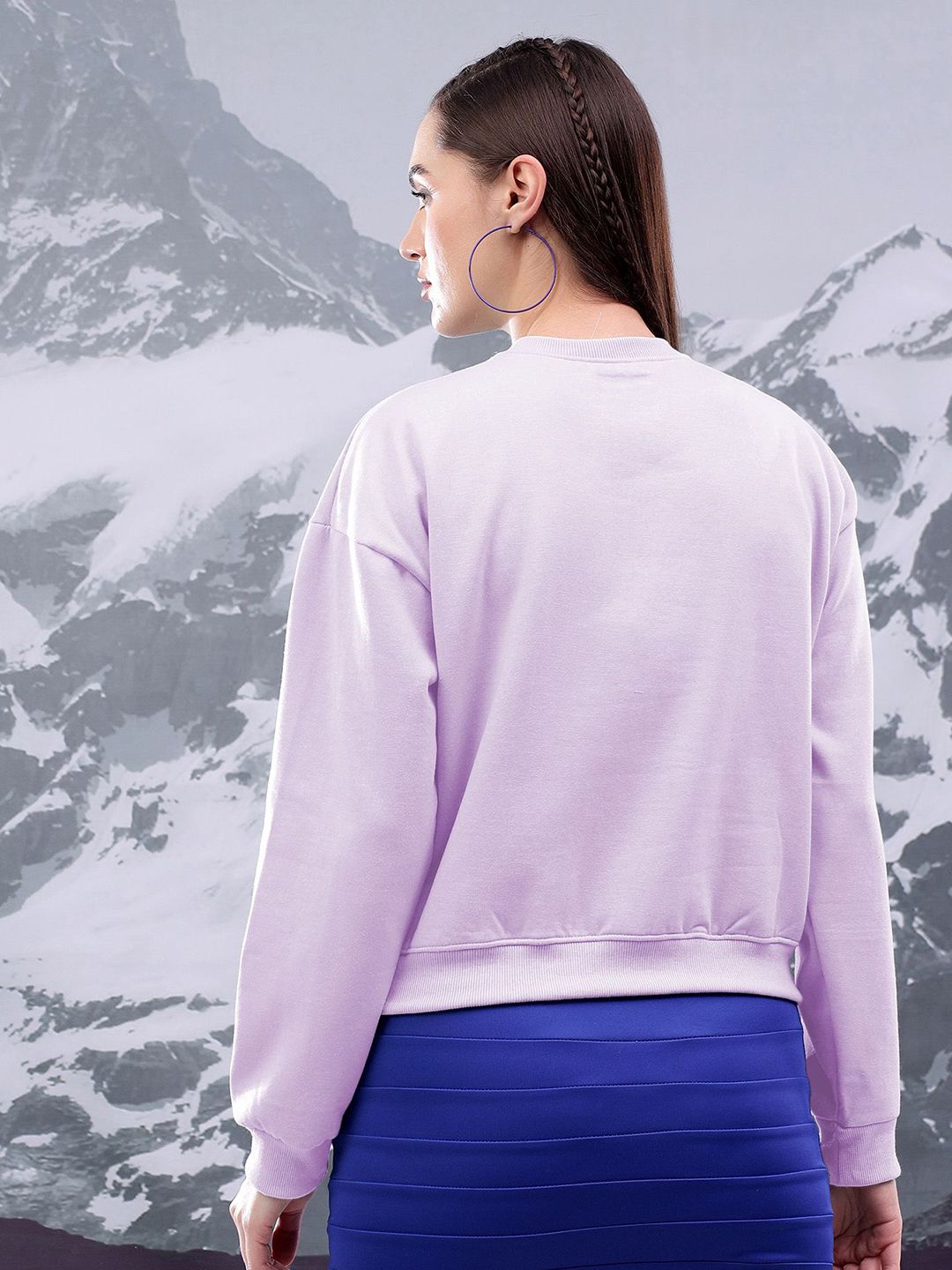 Kotty Women Round Neck Full Sleeves Cotton Sweatshirt