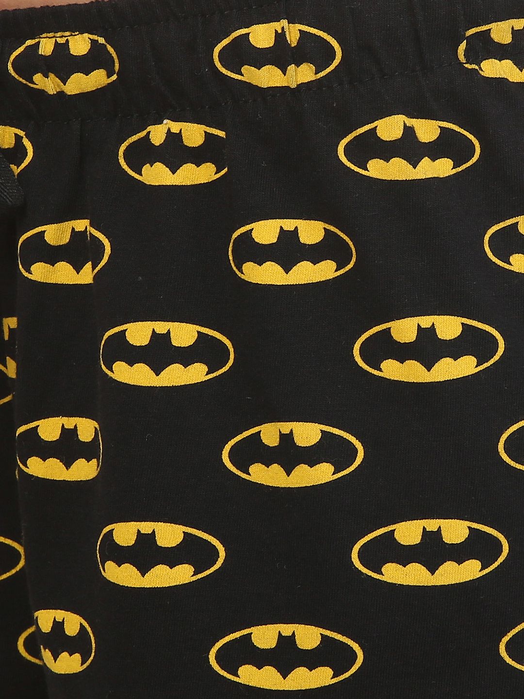 Kotty Women Black Graphic Printed Lounge Shorts