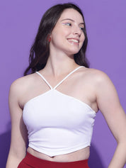 Kotty Women Solid Shoulder Straps Top