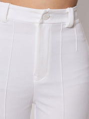 Kotty Women Pack Of 2 Relaxed Straight Leg High-Rise Easy Wash Trousers