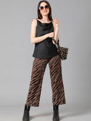 Kotty Cowl Neck Satin Top