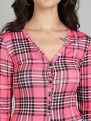 Kotty Checked Jumpsuit