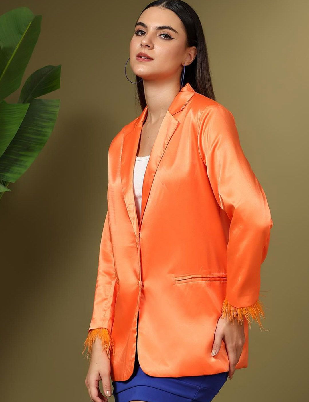 Kotty Notched Lapel Single Breasted Blazer