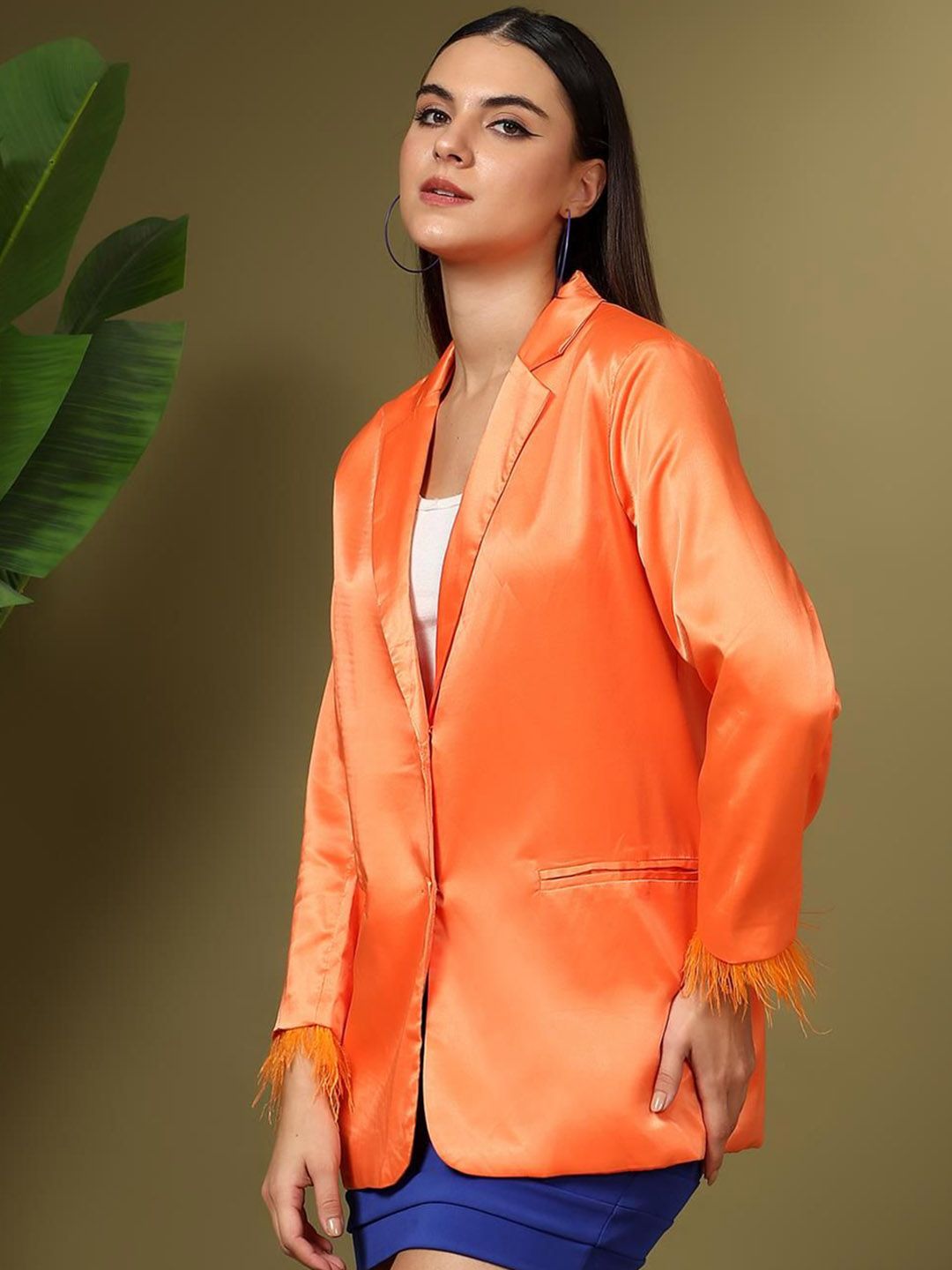 Kotty Notched Lapel Single Breasted Blazer