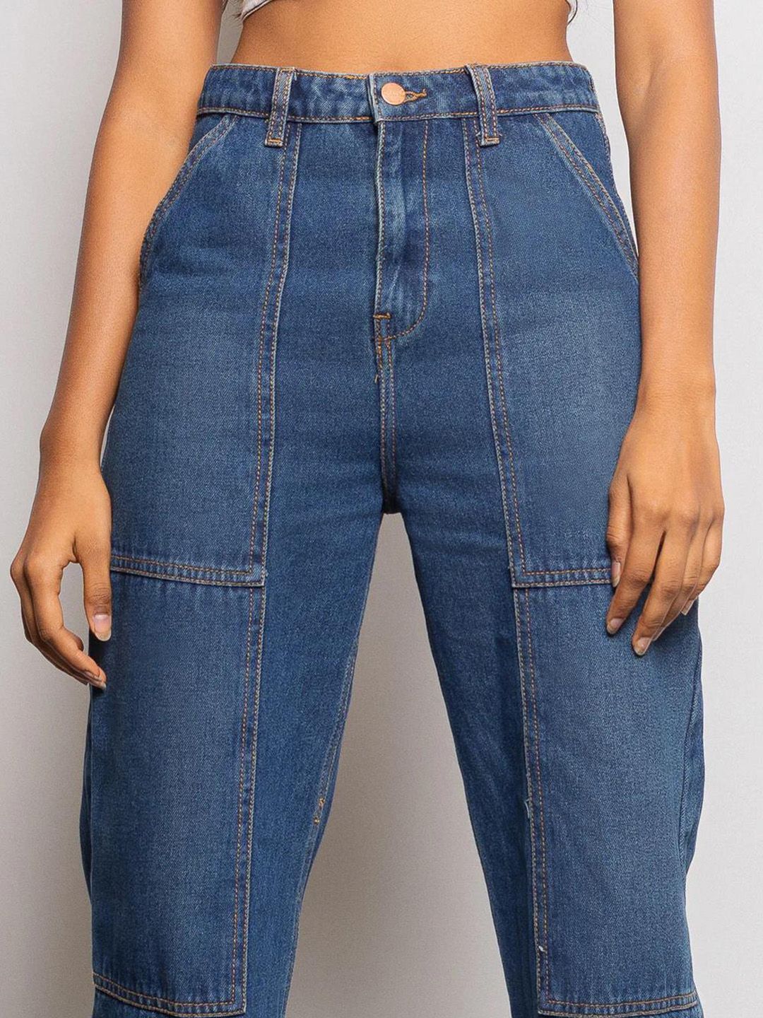 Kotty Women Jean Wide Leg High-Rise Stretchable Jeans