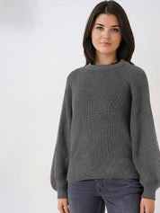 Kotty Women Long Sleeves Round Neck Pullover