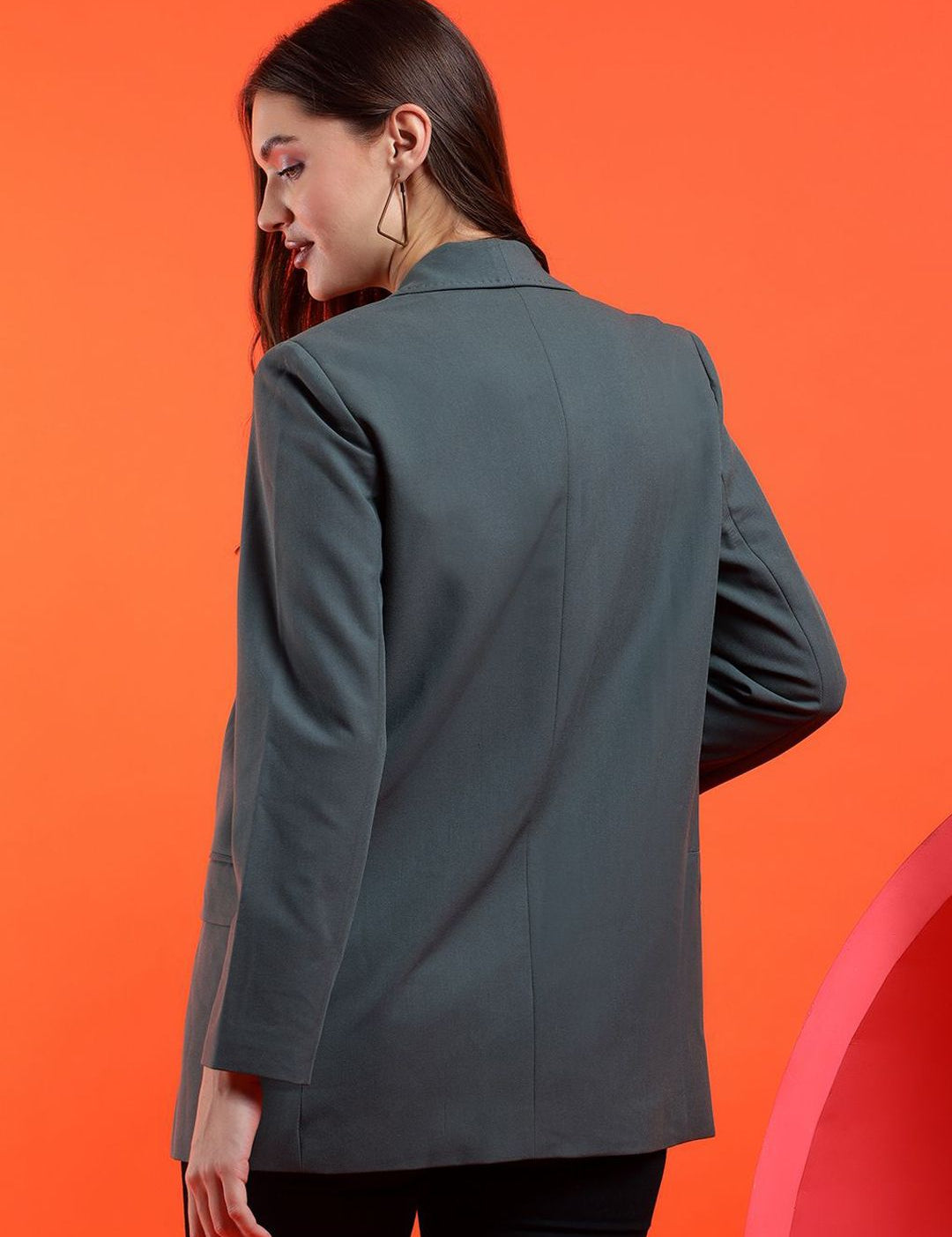 Kotty Solid Shawl Collar Overcoat