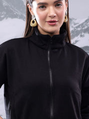 Kotty Women High Neck Full Sleeve Sweatshirt