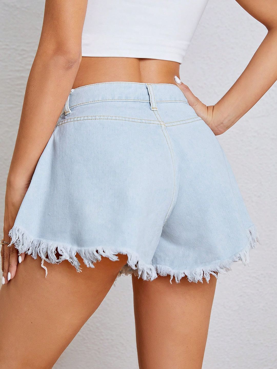 Kotty Women High-Rise Denim Shorts