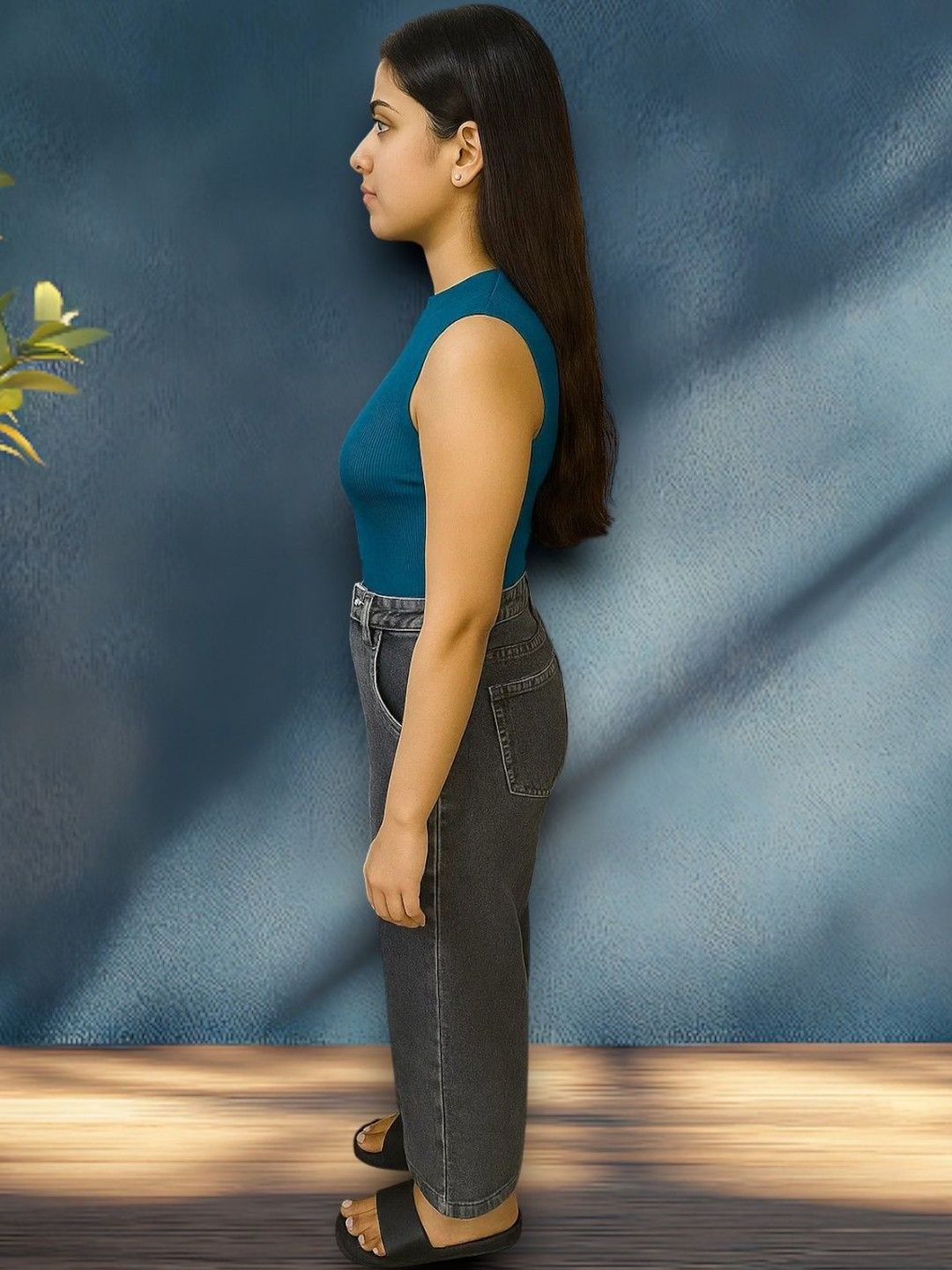 Kotty Women Regular Fit High-Rise Faded Stretchable Jeans