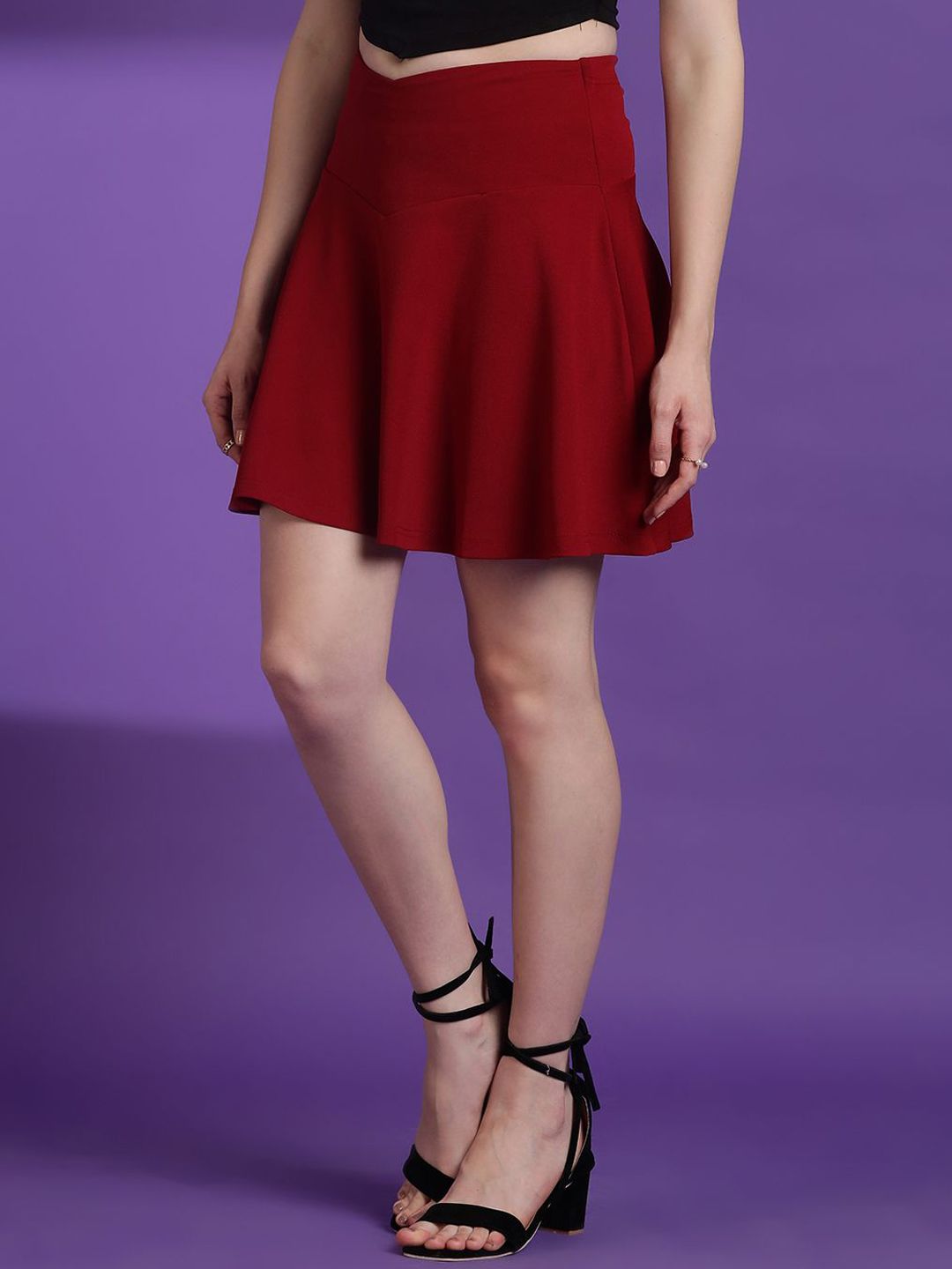 Kotty Flared Above Knee Length Skirt