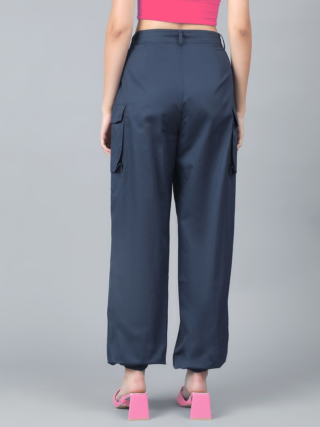 Kotty Women High-Rise Easy Wash Joggers Trousers