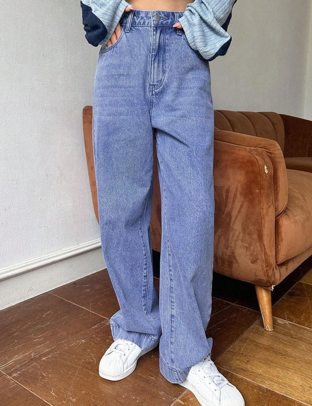 Kotty Women High-Rise Wide Leg Stretchable Jeans