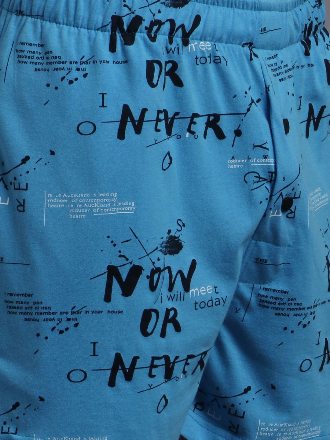 Kotty Men Blue & Black Printed Boxers