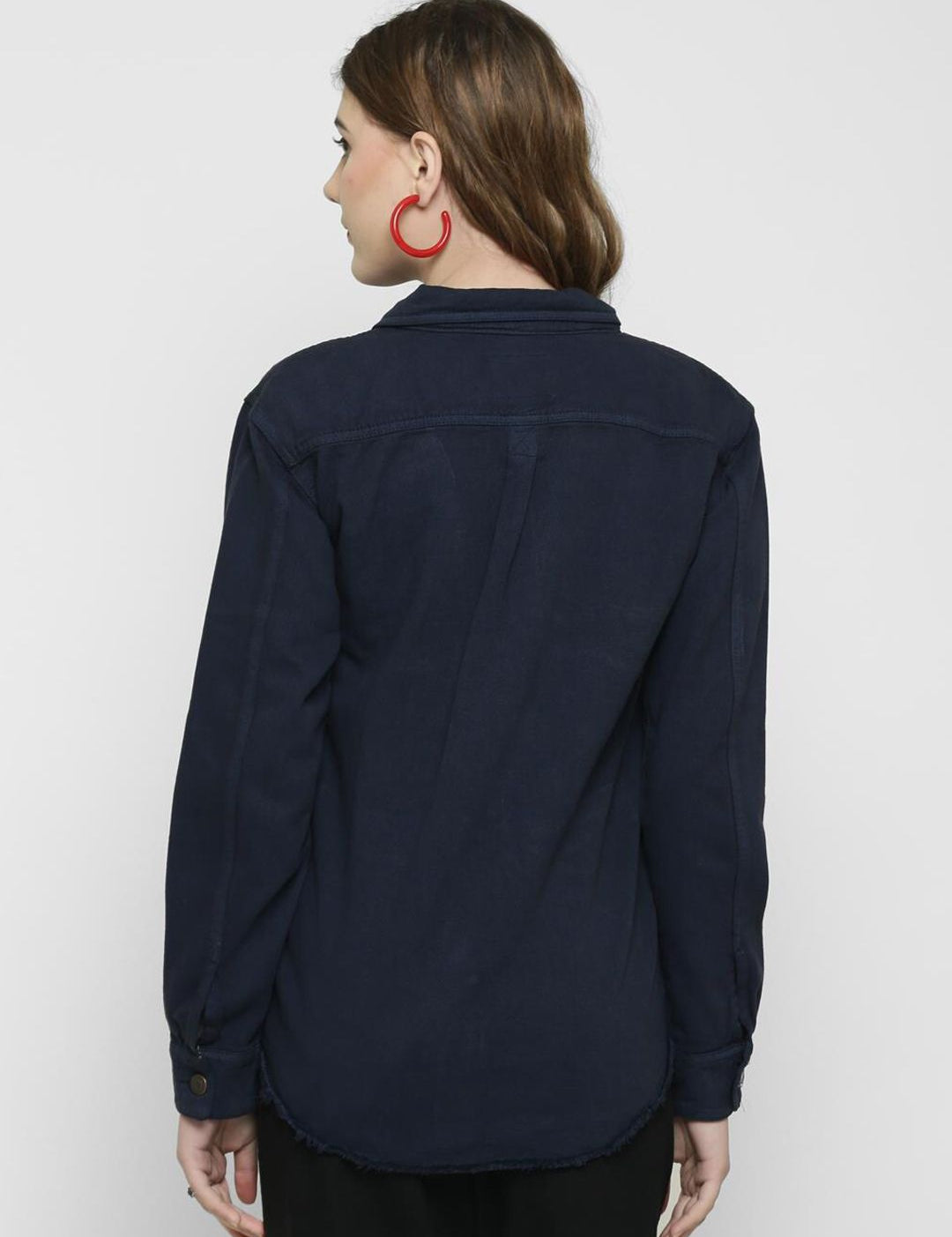 Kotty Women Blue Solid Tailored Jacket