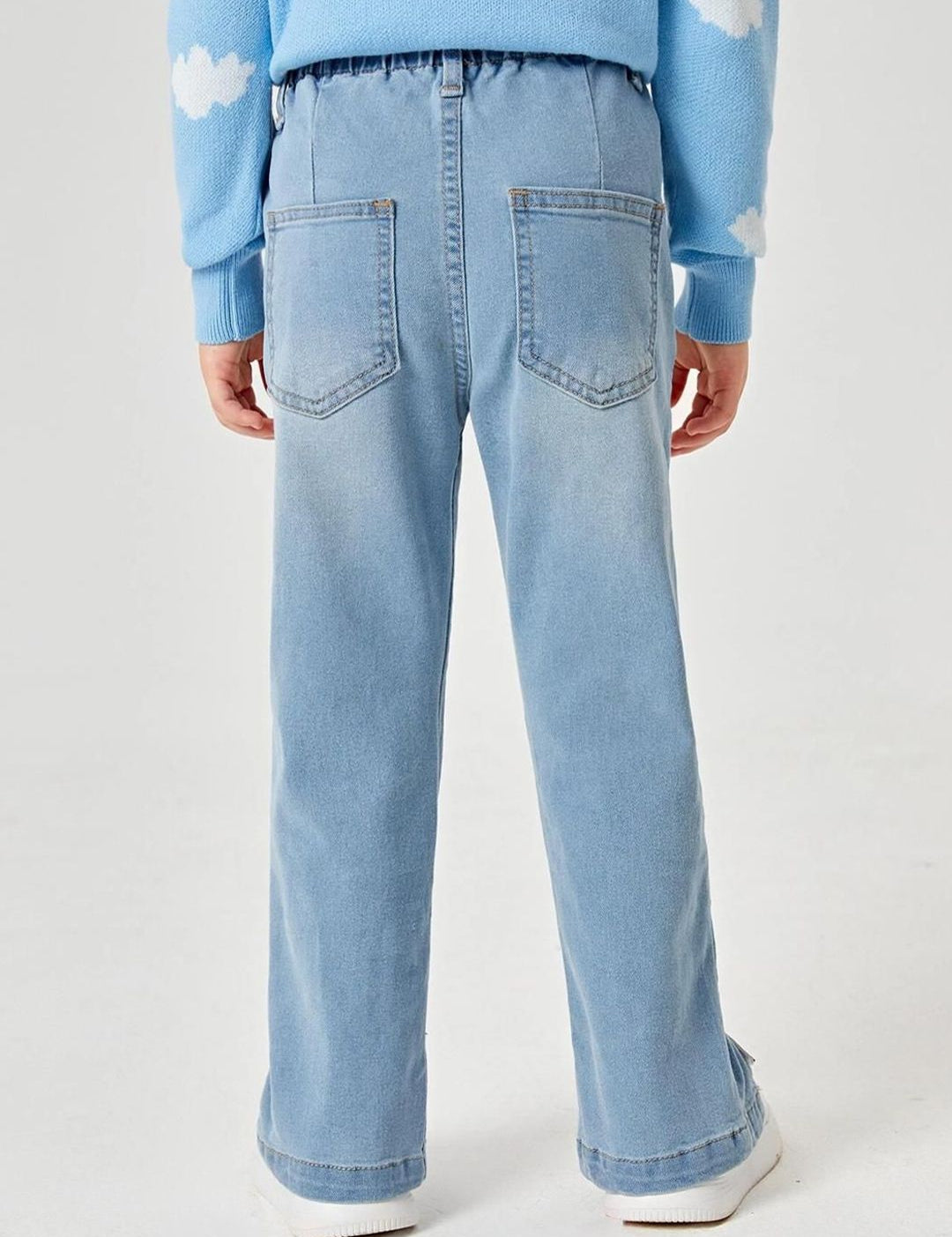 Kotty Girls Jean Low Distress Heavy Fade Stretchable Jeans