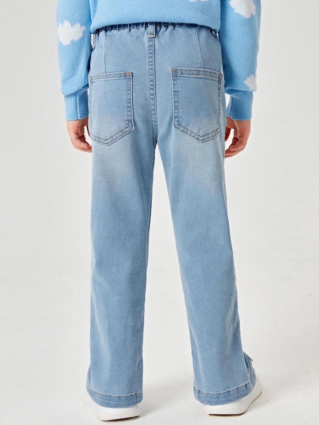 Kotty Girls Jean Low Distress Heavy Fade Stretchable Jeans