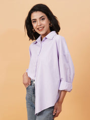 Kotty Spread Collar Casual Shirt
