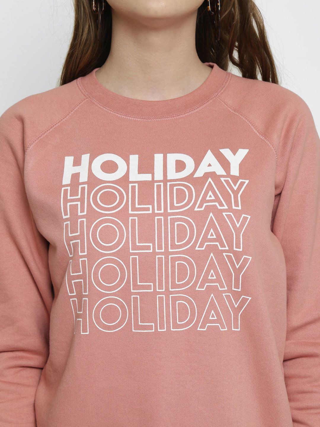 Kotty Women Pink Printed Sweatshirt