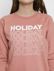 Kotty Women Pink Printed Sweatshirt