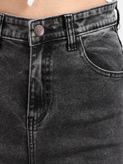 Kotty Women Mid-Rise Flared High-Rise Stretchable Cotton Lycra Blend Jeans