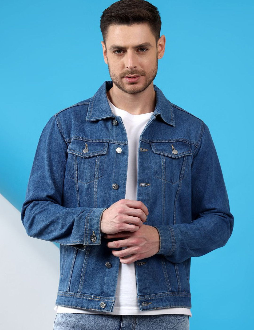 Kotty Spread Collar Denim Jacket