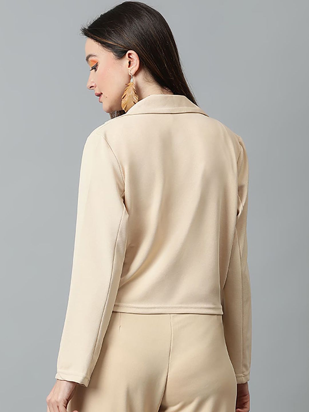 KOTTY BIZwear Basics Double Breasted Crop Blazer