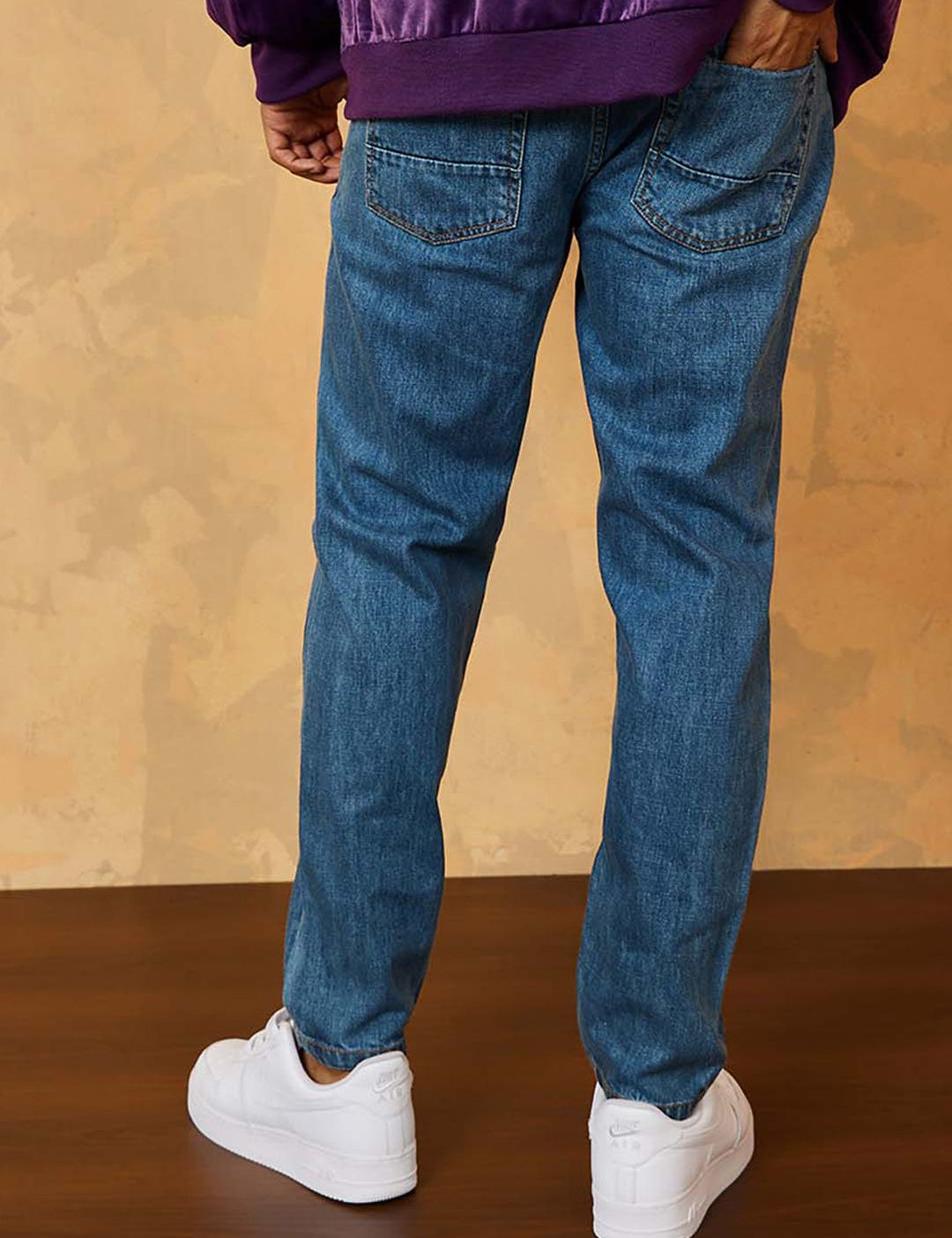 Kotty Men Jean Slim Fit Low-Rise Clean Look Stretchable Jeans