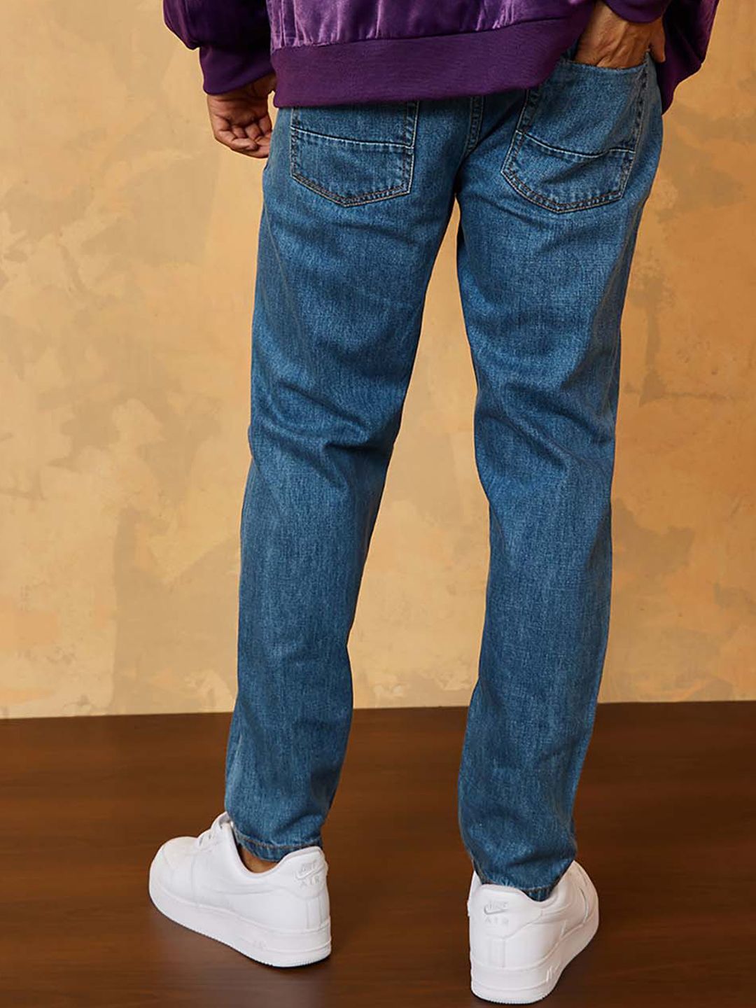 Kotty Men Jean Slim Fit Low-Rise Clean Look Stretchable Jeans
