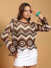 Kotty Embellished Cotton Top