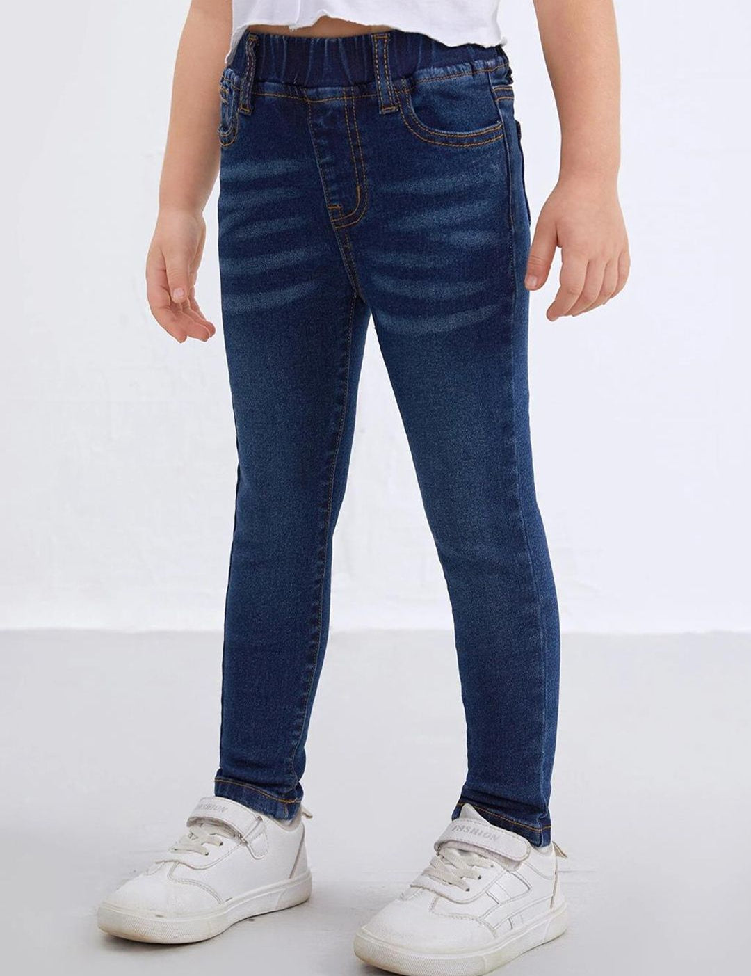 Kotty Girls Jean Skinny Fit Light Fade Cotton  Jeans