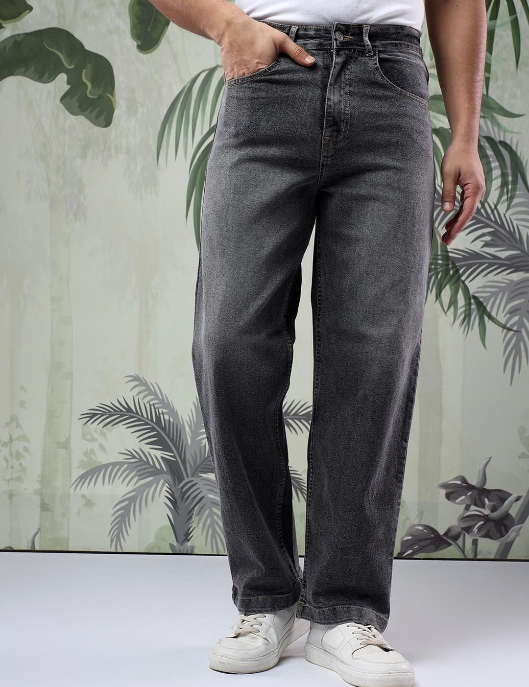 Kotty Men Regular Fit Low-Rise Stretchable Jeans