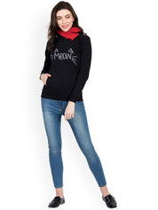 Kotty Women Black Printed Bomber