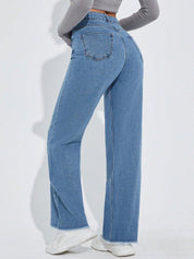 Kotty Women Baggy High-Rise Stretchable Jeans
