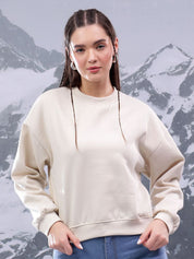 Kotty Women Round Neck Pullover Sweatshirt