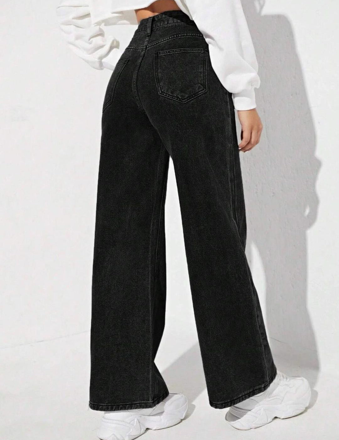 KOTTY Basics Women Jean Straight Fit High-Rise Clean Look Stretchable Jeans