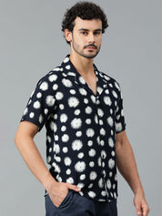 Kotty Men Tie and Dye Printed Casual Shirt